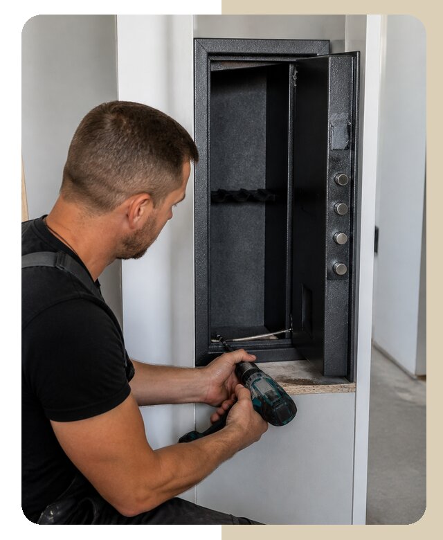 Установка пистолетного сейфа в Барнауле по цене от 4552 р. | Дверной